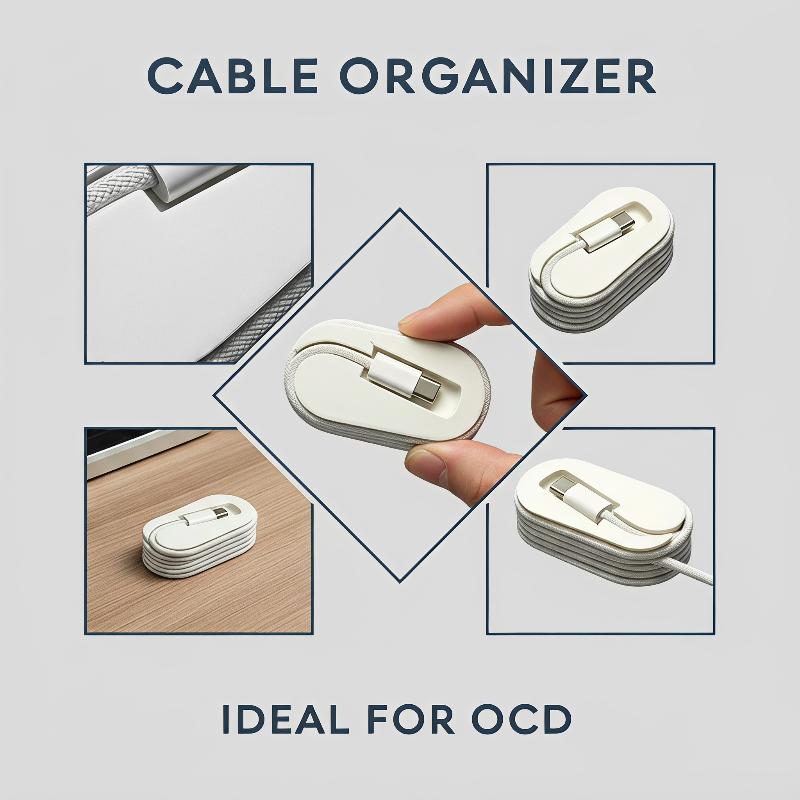 Travel Cable Organizer - New Portable Cable Winder Organizer Desktop