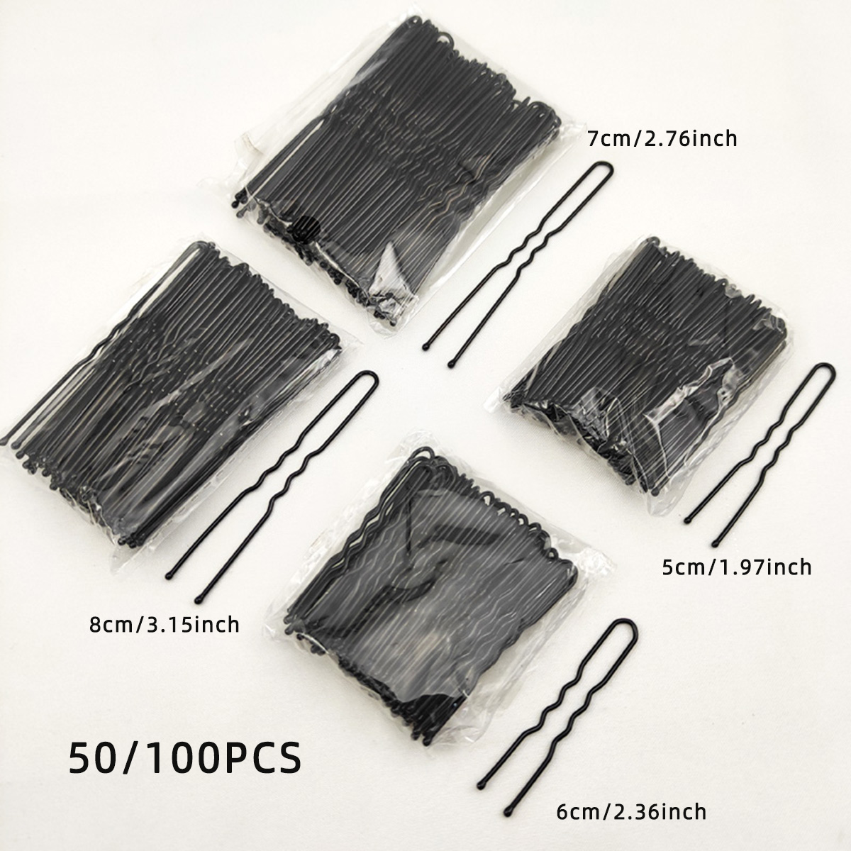 50/100 PCS Women 5/6/7/8 cm Ha - Tech Accessories Women recension och pris