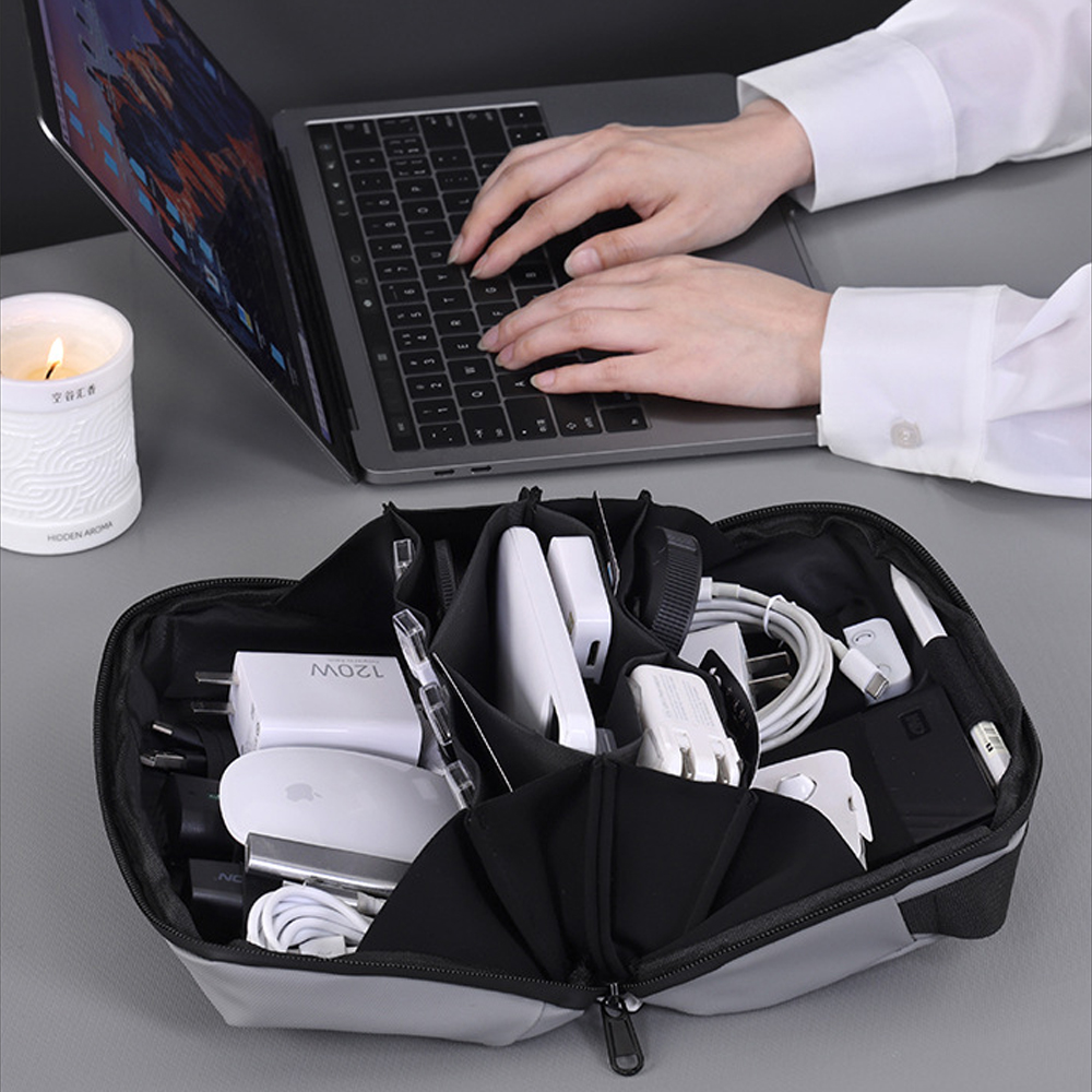 1PCS Travel Tech Pouch,Waterpr - Tech Accessories Travel Organizer Pouch recension och pris