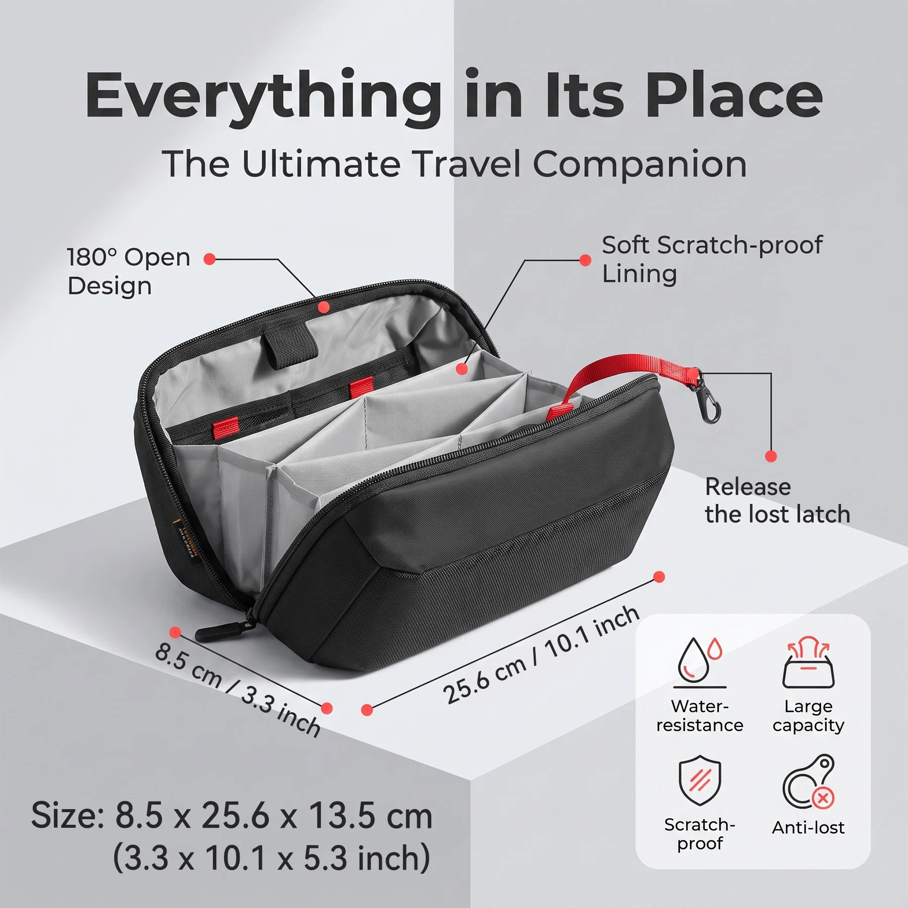 Travel Tech Organizer Pouch, W - Tech Accessories Travel Organizer Pouch recension och pris