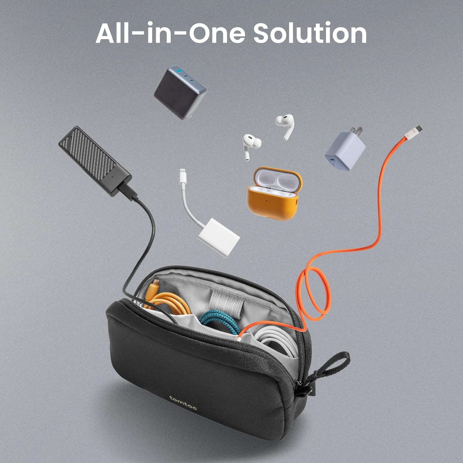 Electronics Organizer Travel C - Tech Accessories Travel Organizer Pouch recension och pris