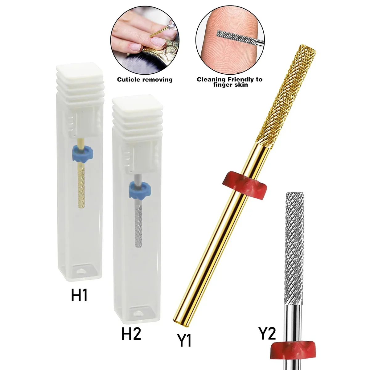 1pc Nail Drill Bits Remover Cu - Tech Acc recension och pris