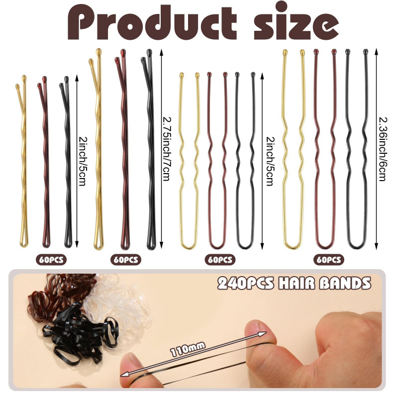480Pcs Per Box Hair Styling Ac - Tech Accessories Women recension och pris