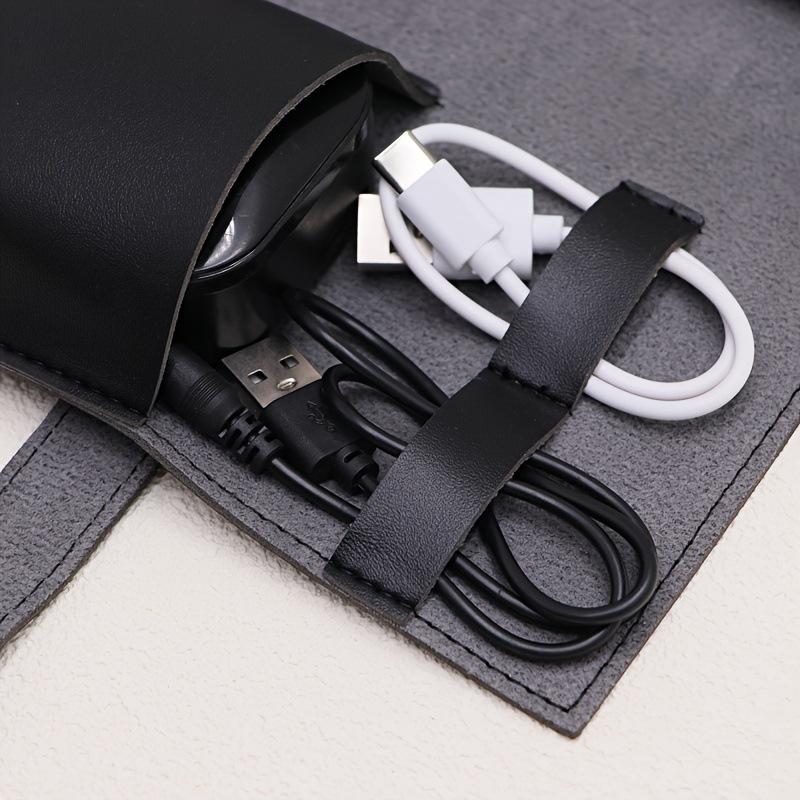 1PC PU Leather Multi-Compartme - Tech Accessories Travel Organizer Pouch recension och pris
