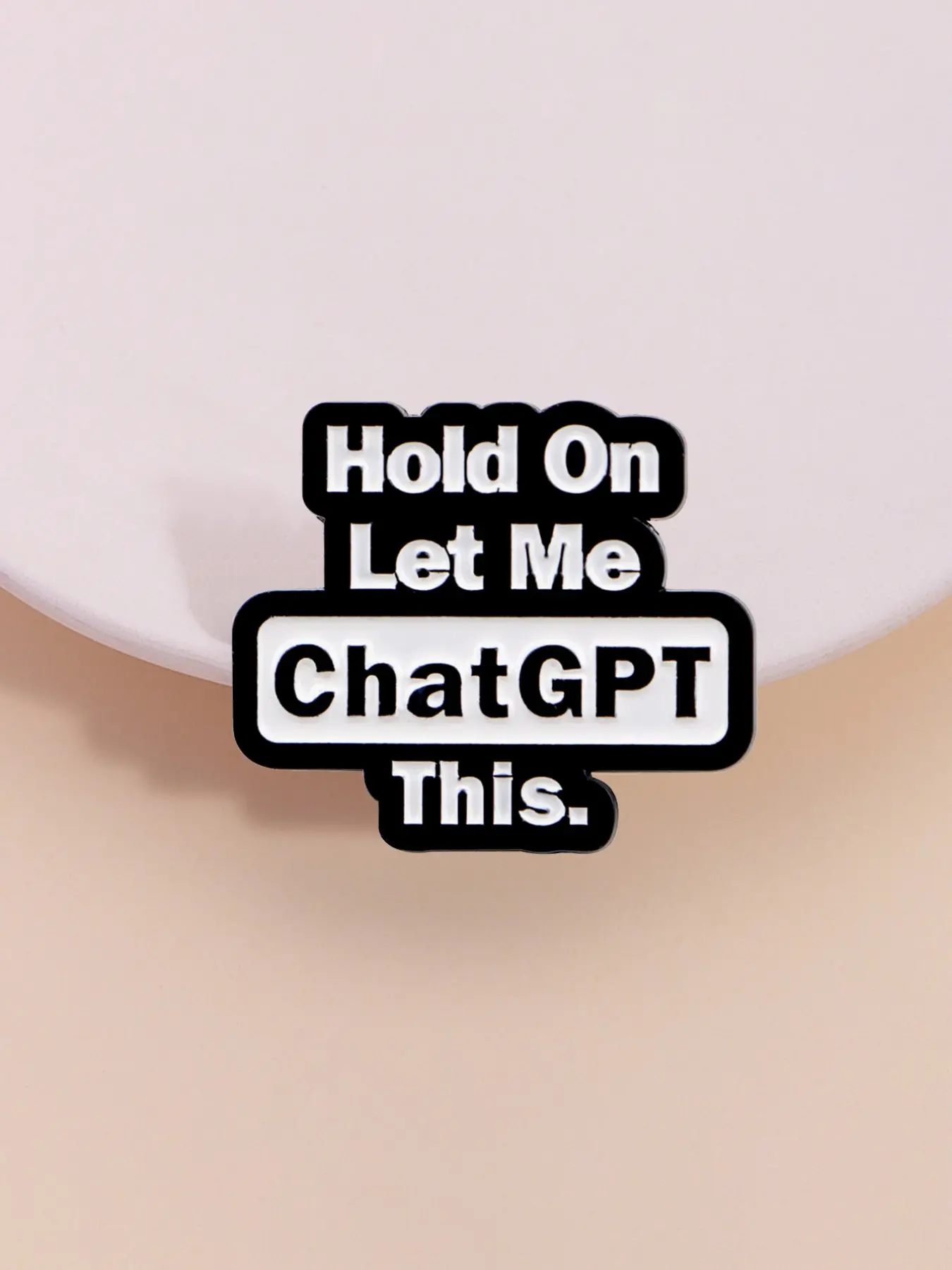 Chatgpt Enamel Pin Emblem Logo - Tech Accessories For Students recension och pris