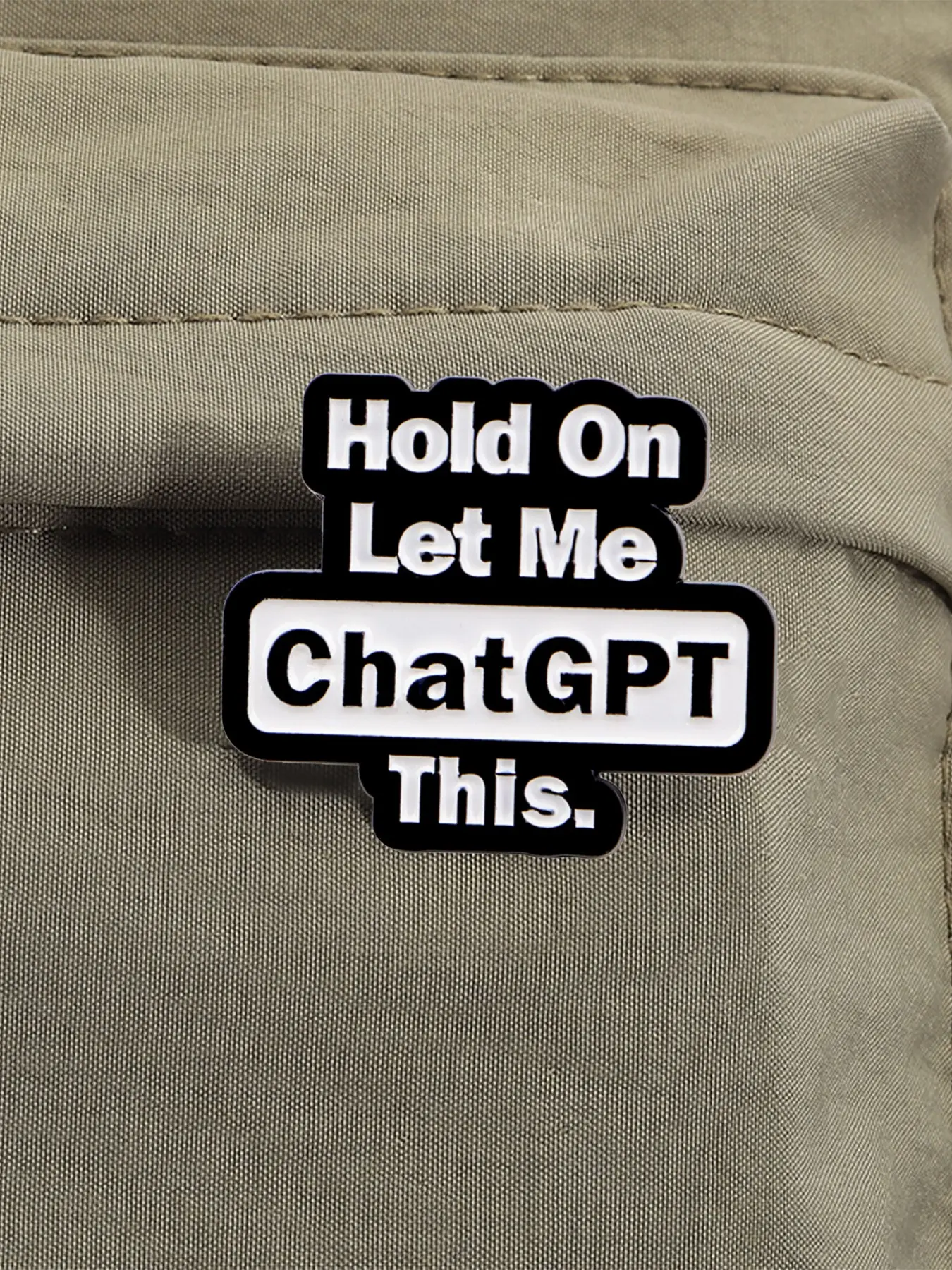 Chatgpt Enamel Pin Emblem Logo - Tech Accessories For Students recension och pris