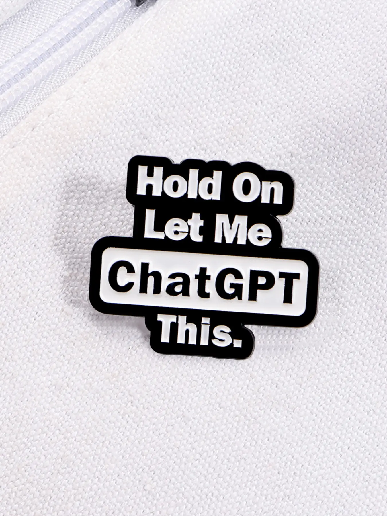 Chatgpt Enamel Pin Emblem Logo - Tech Accessories For Students recension och pris