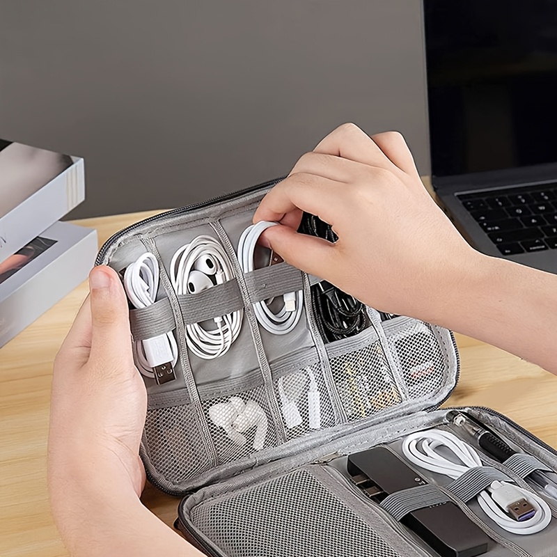 1PC Travel Cable Organizer Cas - Tech Accessories Travel Organizer Pouch recension och pris
