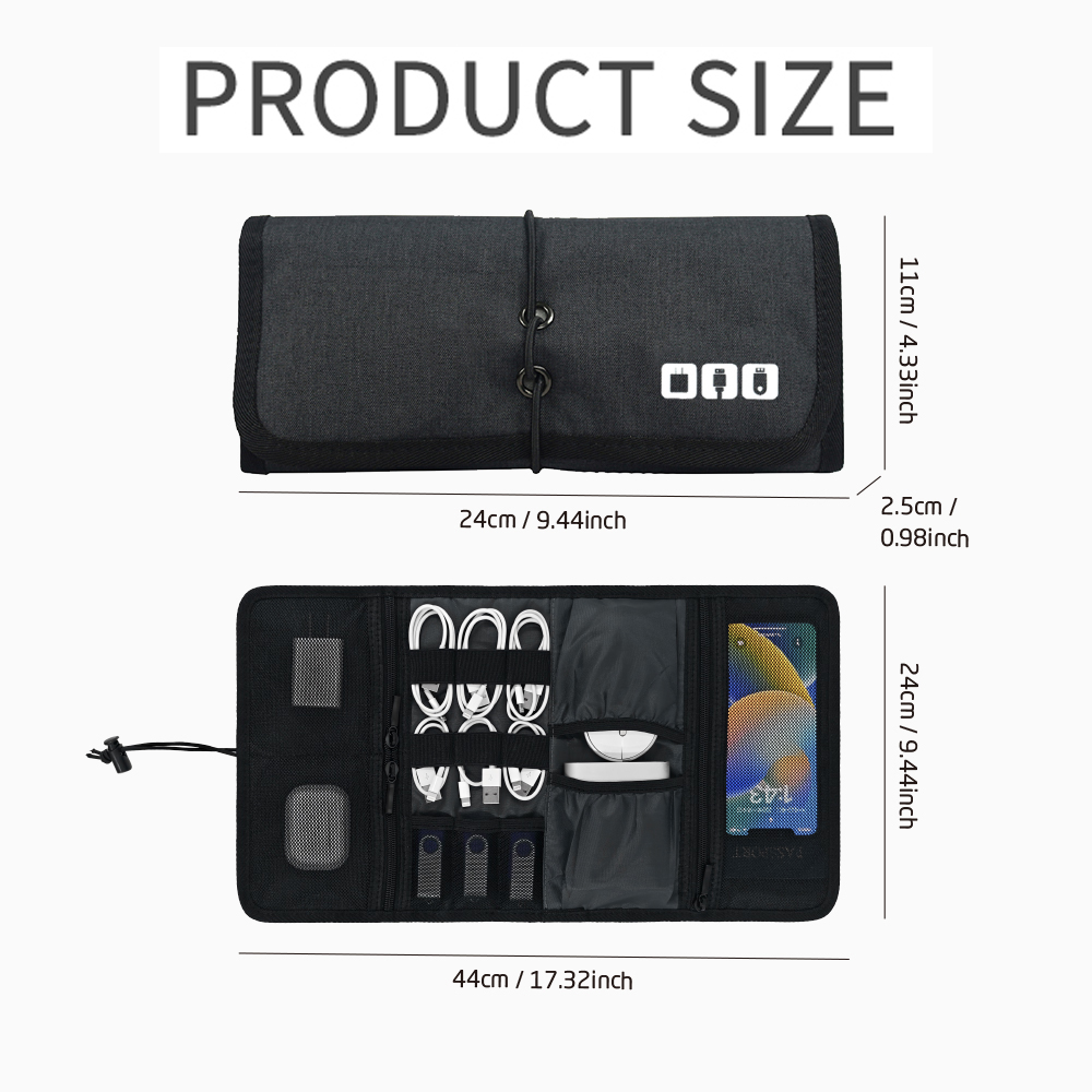 Tech Organizer Bag Cable Stora - Tech Acc recension och pris