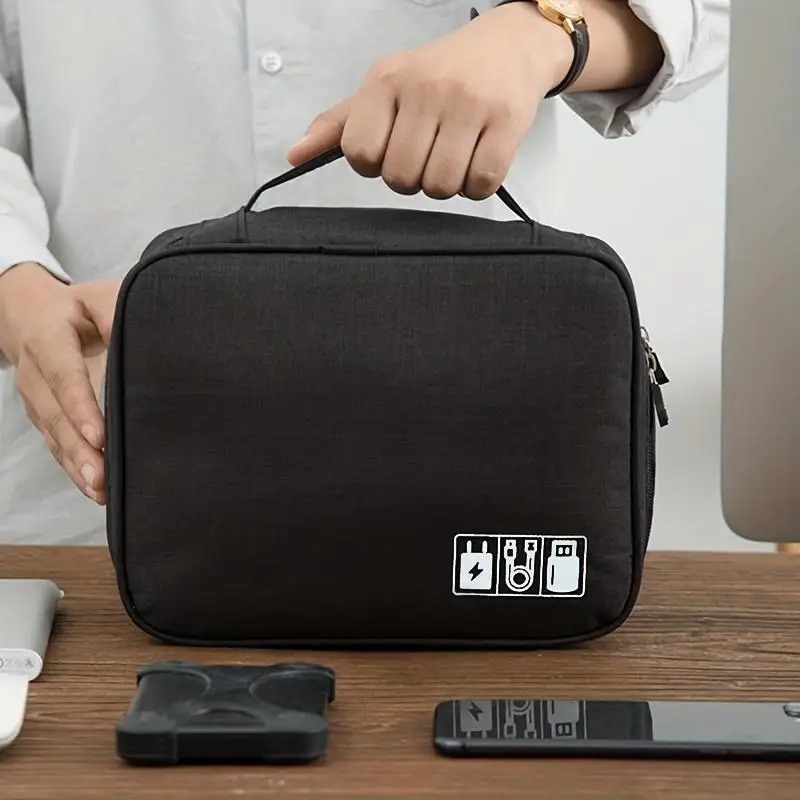 Cable Organizer Bag for Travel - Tech Accessories Travel Organizer Pouch recension och pris