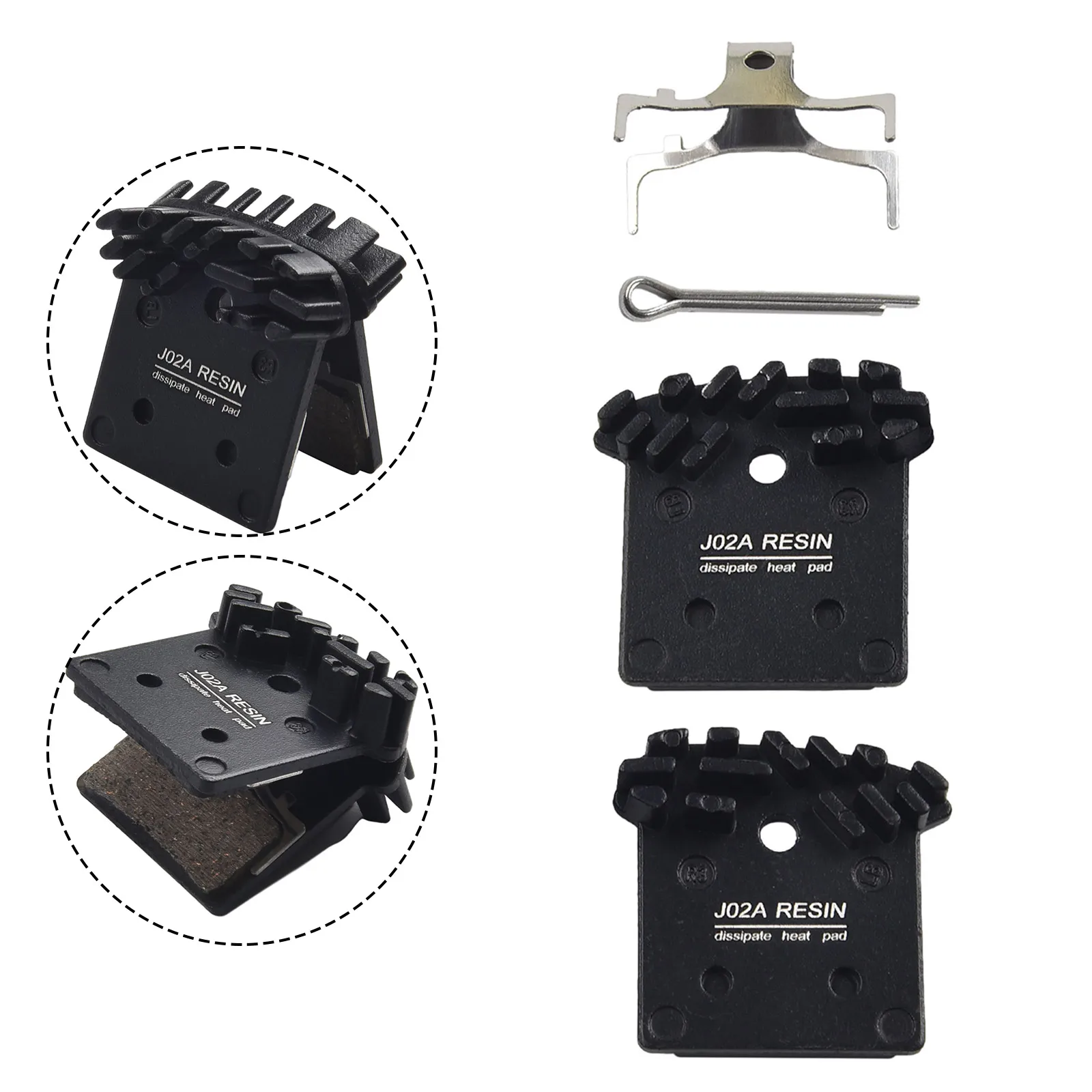 1pair Disc Brake For Pads For  - Tech Bike Accessories recension och pris