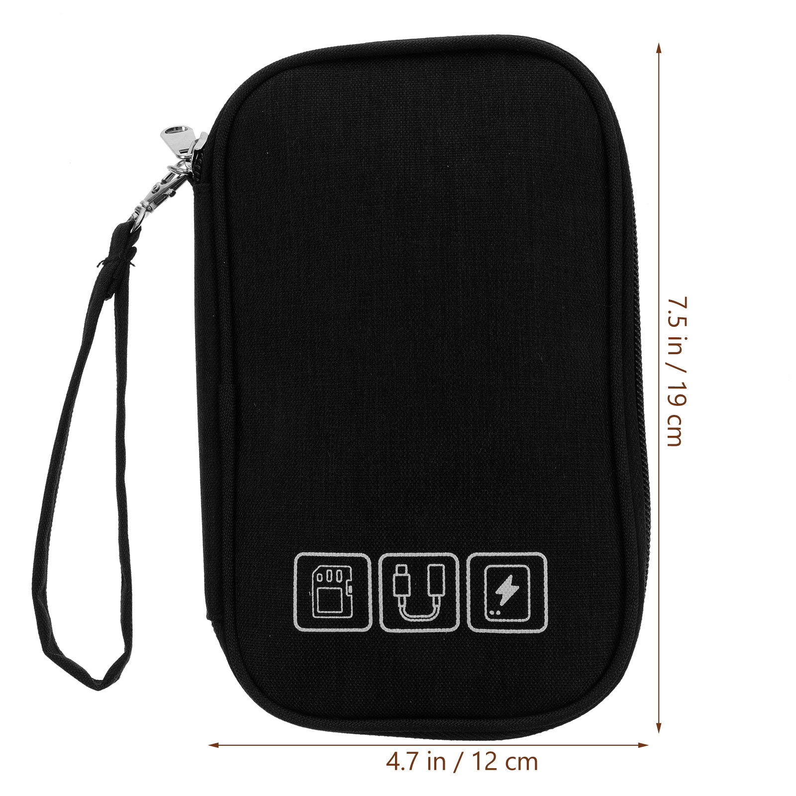 2Pcs Cable Organizer Bag Soft  - Travel Cable Organizer recension och pris