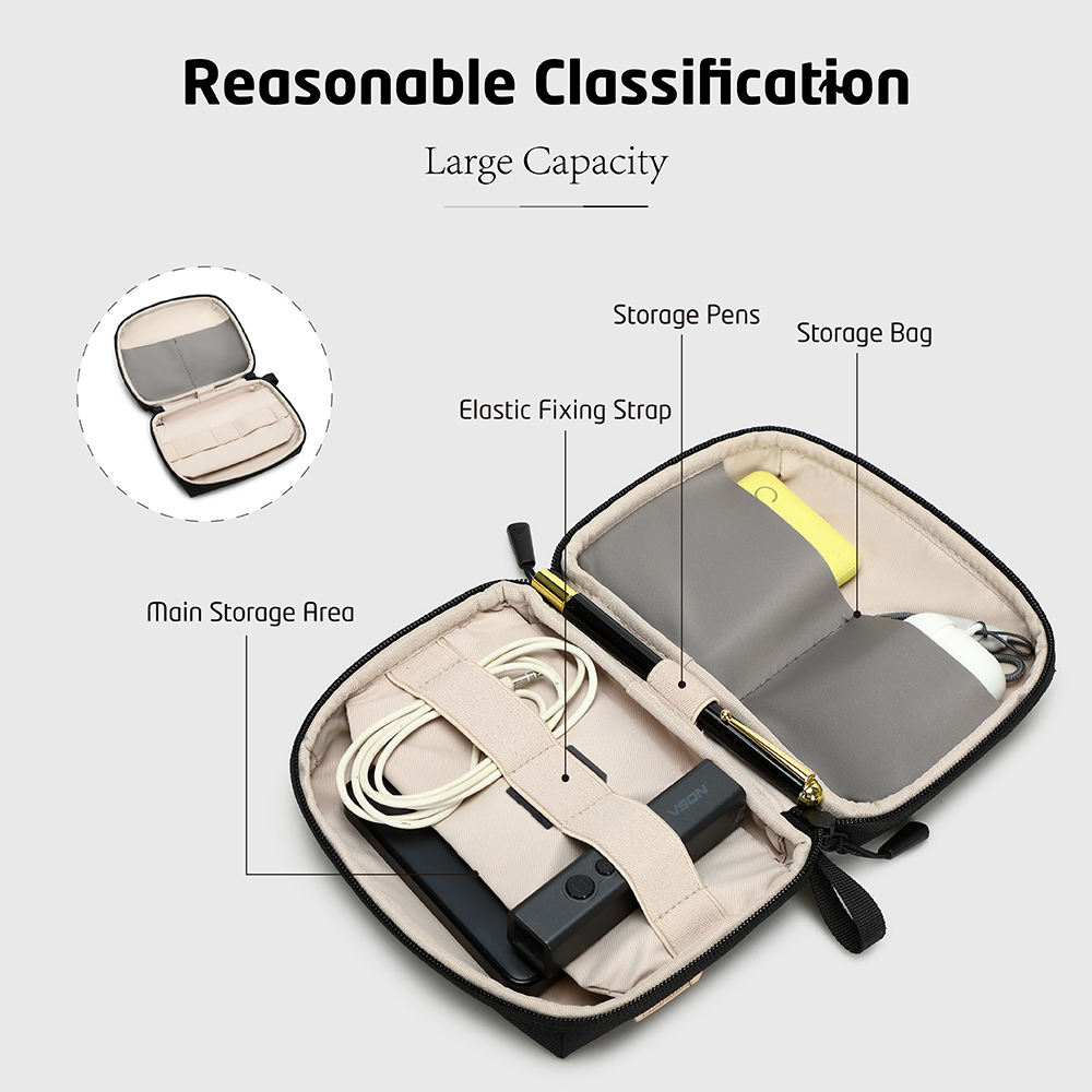 Large Capacity Tech Organizer  - Tech Accessories Travel Organizer Pouch recension och pris