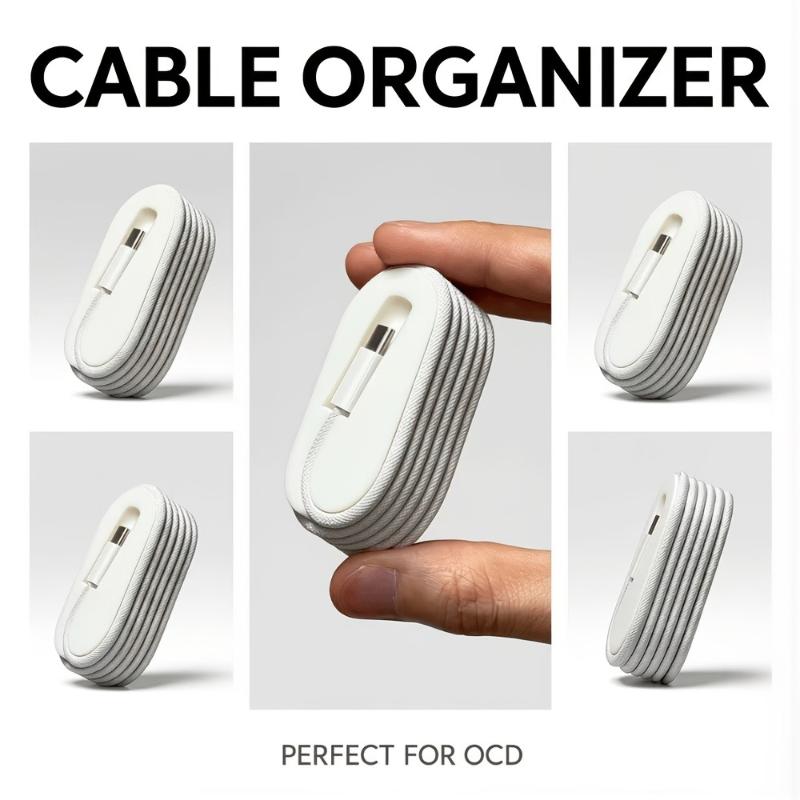 New Portable Cable Winder Orga - Travel Cable Organizer recension och pris