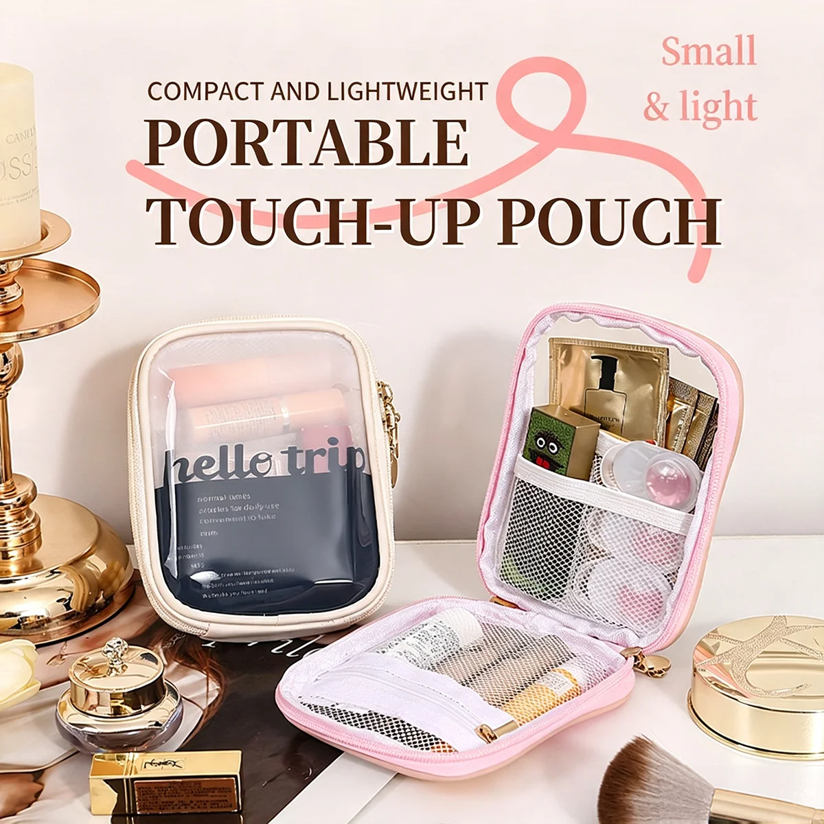 Transparent Portable Cosmetic  - Travel Cable Organizer recension och pris