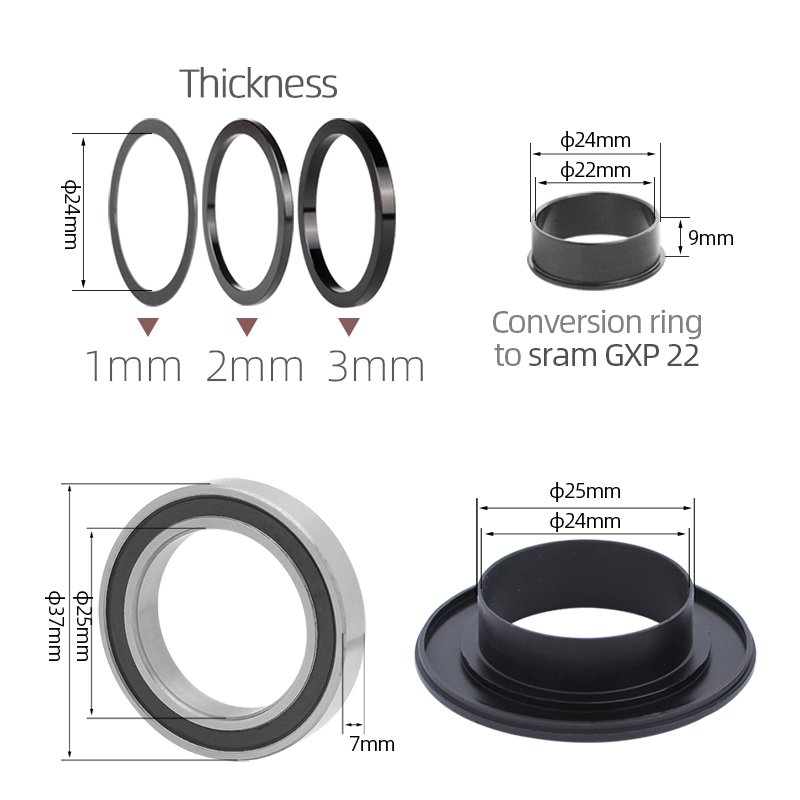 Kactus Tech BB90 Ceramic Cycli - Tech Bike Accessories recension och pris