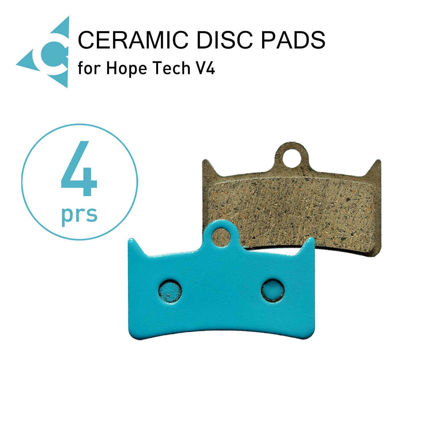 4 Pairs Ceramic Brake Pads for - Tech Bike Accessories recension och pris