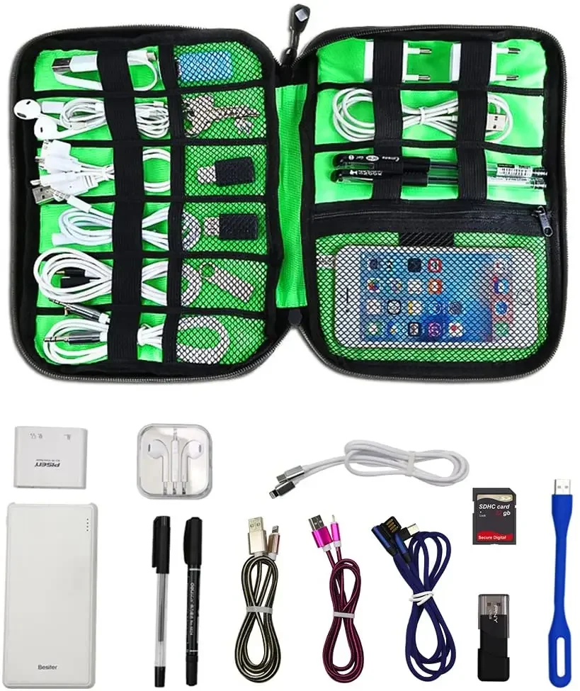 Cable Organizer Storage Bags S - Travel Cable Organizer recension och pris