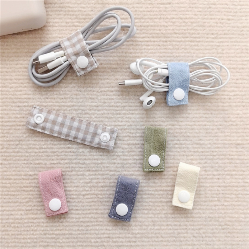 Fabric Cable Organizer Reusabl - Travel Cable Organizer recension och pris