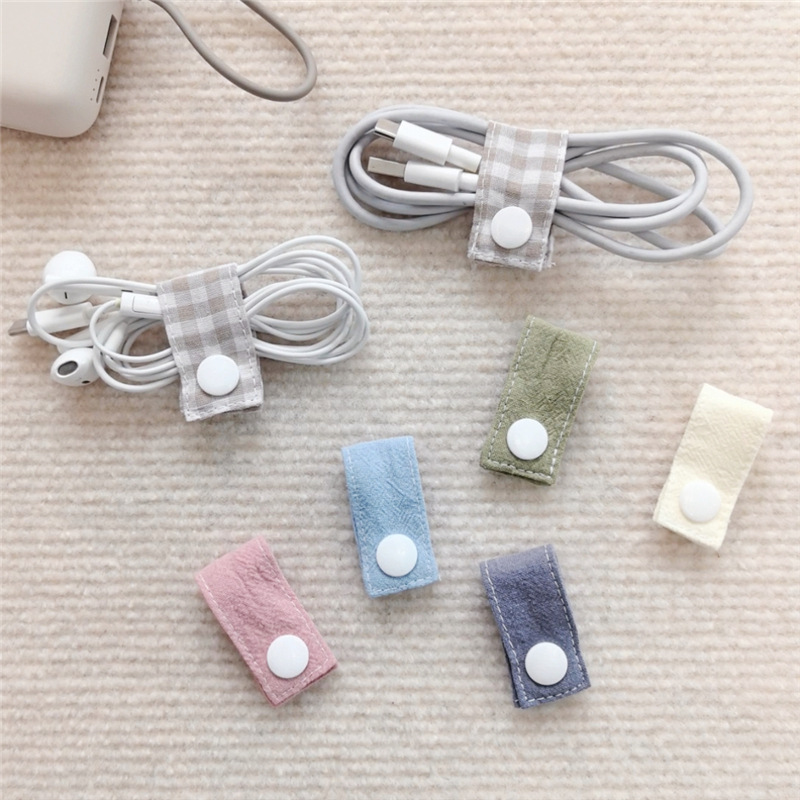 Fabric Cable Organizer Reusabl - Travel Cable Organizer recension och pris