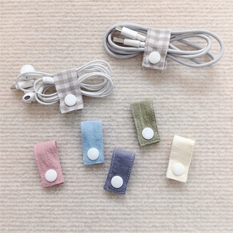 Fabric Cable Organizer Reusabl - Travel Cable Organizer recension och pris