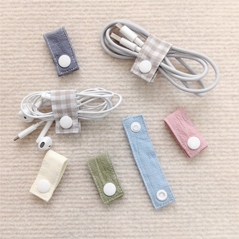 Fabric Cable Organizer Reusabl - Travel Cable Organizer recension och pris
