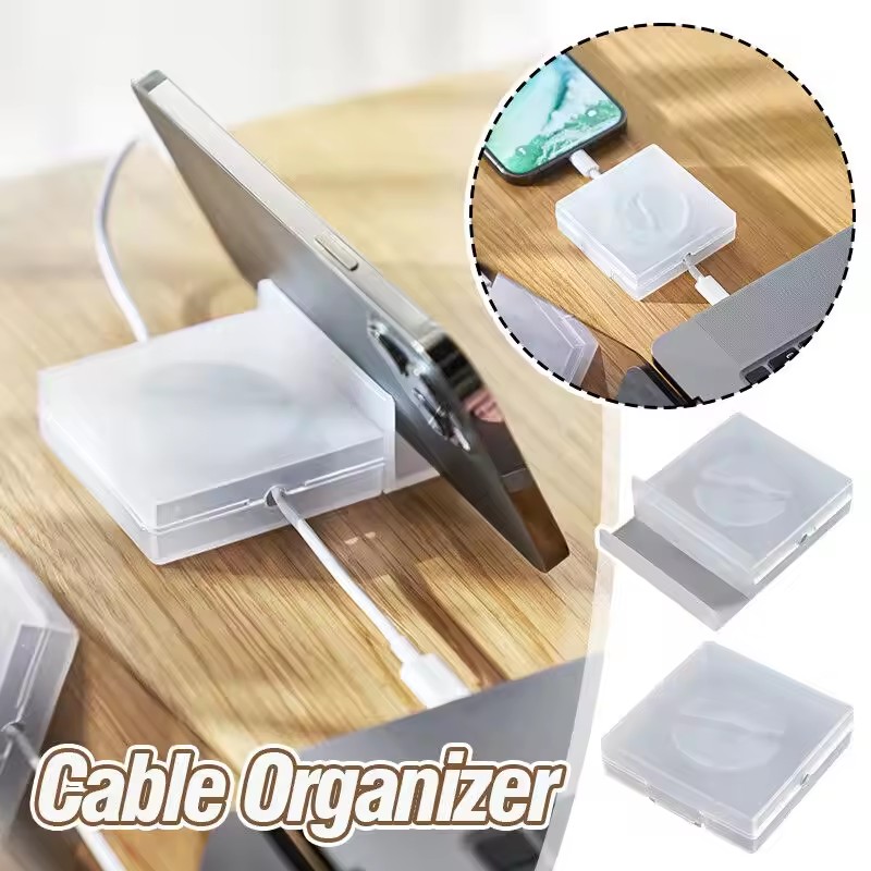 Portable Transparent Cable Org - Travel Cable Organizer recension och pris