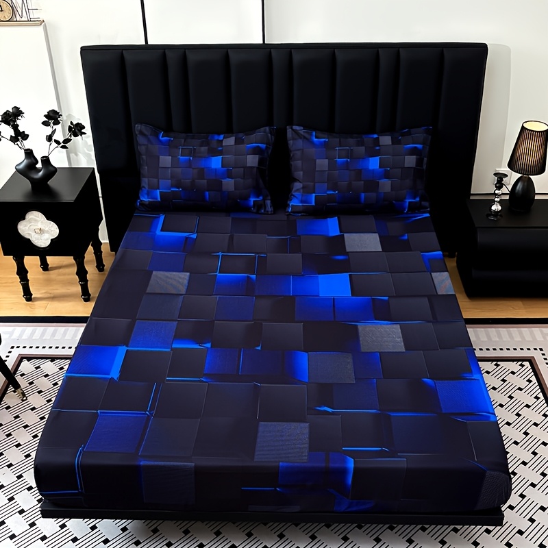 Tech-Red Plaid Fitted Sheet Se - Tech Acc recension och pris
